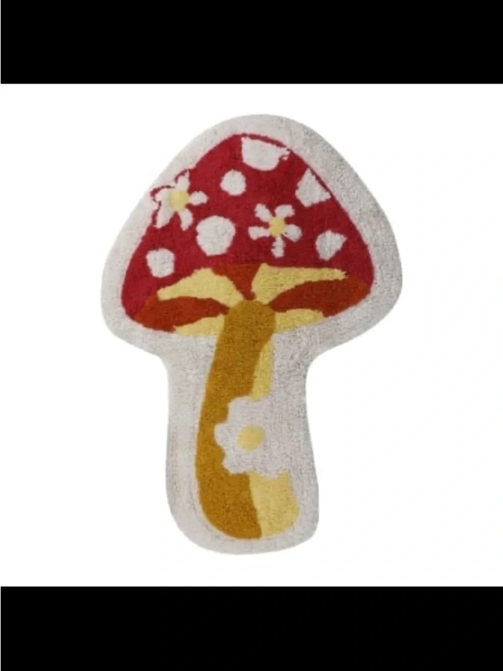 Red Speckled Mushroom Door Mat